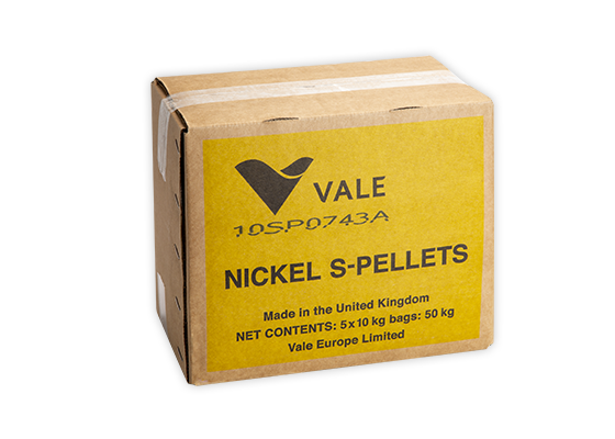 產品介紹-原物料-S - 鎳珠 Nickel S-Pellets